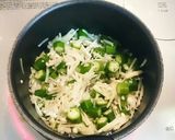 簡単常備菜!オクラでつるっとえのきなめ茸作り方3写真