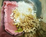 簡単時短!!マグロの納豆ネギトロ大葉巻き作り方1写真