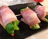 カニカマとピーマンのベーコン巻き♪作り方3写真