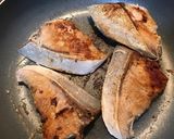 タイ風ブリの照り焼き（パクチーMAX）作り方4写真
