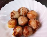 たこ焼き器で♪コロコロ肉巻きおにぎり♥作り方5写真