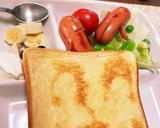 数字トースト＊誕生日の朝プレート作り方5写真