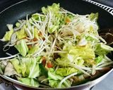 野菜もりもり焼きそば☆作り方4写真