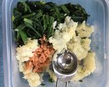 子供飯☆シャケとほうれん草のポテトサラダ作り方4写真