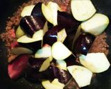 野菜2つだけ!なすとしめじの挽肉甘酢炒め作り方4写真