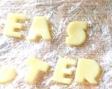 Happy Easter カツとじ顔弁当作り方3写真