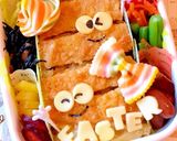 Happy Easter カツとじ顔弁当作り方7写真