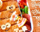 Happy Easter カツとじ顔弁当作り方9写真