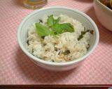 しらすと梅干入り炊き込みご飯作り方5写真