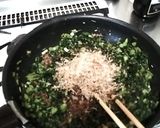 中華鍋1個で作る大根葉っぱのお焼き作り方5写真