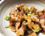 こりっじゅわ♪豚スジ肉のおろしポン酢和え作り方10写真