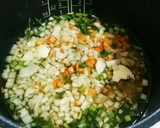 炊飯器で簡単♪野菜たっぷりカレーピラフ作り方3写真