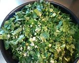 中華鍋1個で作る大根葉っぱのお焼き作り方4写真