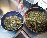 中華鍋1個で作る大根葉っぱのお焼き作り方6写真