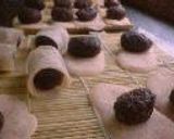 旬の和菓子★焼き桜作り方7写真