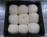 過発酵パン生地でちぎりパン。HB使用作り方10写真