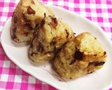 防災ストック♪アルファ米の焼きおにぎり作り方3写真