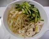 鶏ささみの中華風サラダ作り方6写真