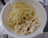 鶏ささみの中華風サラダ作り方5写真