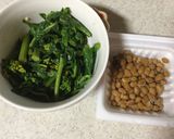 納豆と小松菜の油揚げ包み作り方1写真