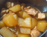 しみしみ♡鶏ももと大根の煮物作り方7写真