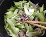 青梗菜と豚肉の中華スープ作り方3写真