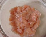宮保鶏丁(鶏肉とナッツの炒め物)作り方1写真
