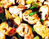 ネギと鶏肉の照焼き作り方3写真