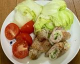 豚肉のチーズ＆ネギ巻き作り方7写真