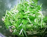 創味シャンタンで和えるだけの無限水菜です作り方2写真