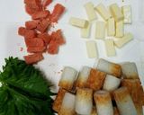 ちくわの天ぷら　～チーズ明太子詰め～作り方1写真