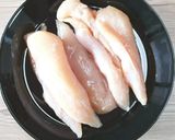 【常備菜】ささみのしぐれ煮。作り方1写真