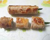 ★お弁当★アスパラと竹輪の豚肉巻★作り方4写真