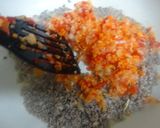 とろけるチーズ＆カレー味♪パプリカ肉詰め作り方5写真