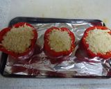 とろけるチーズ＆カレー味♪パプリカ肉詰め作り方12写真