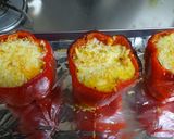 とろけるチーズ＆カレー味♪パプリカ肉詰め作り方13写真