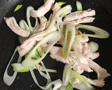 鶏胸肉と長ネギのうま塩パスタ作り方8写真