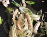 鶏胸肉と長ネギのうま塩パスタ作り方10写真
