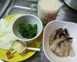 生アオサと海老の豆乳クリームパスタ♪作り方2写真