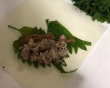 鯖缶梅しそ春巻き作り方2写真