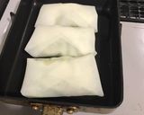 鯖缶梅しそ春巻き作り方3写真