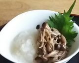 きのこの醤油煮おろしがけ作り方3写真
