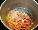 マッシュルームとトマトの味噌汁作り方6写真