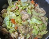 簡単キャベツたっぷり鶏もも肉のカレー煮！作り方5写真