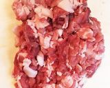 メイン簡単☆豚こま和風ハンバーグステーキ作り方2写真