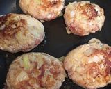 メイン簡単☆豚こま和風ハンバーグステーキ作り方7写真