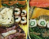 お弁当に簡単１品☆竹輪と大葉の甘辛串作り方4写真