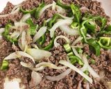 豚ひき肉のガパオライス風丼！作り方4写真