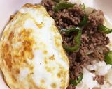 豚ひき肉のガパオライス風丼！作り方7写真