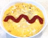 レンジで簡単！チーズデミグラオムライス♪作り方13写真